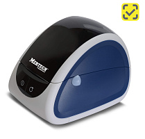 Термопринтер самоклеящихся этикеток MERTECH LP80 EVA RS232-USB White & blue картинка от магазина Кассоптторг