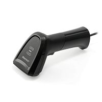 Проводной сканер штрих-кода MERTECH NS031 Ai 2Core P2D USB, USB эмуляция RS232 черный, 3м кабель картинка от магазина Кассоптторг